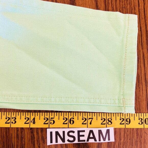 VIGOSS Women's The Jagger Skinny Jegging Jeans Size 31x29 Mint Green Mid Rise - Picture 11 of 13